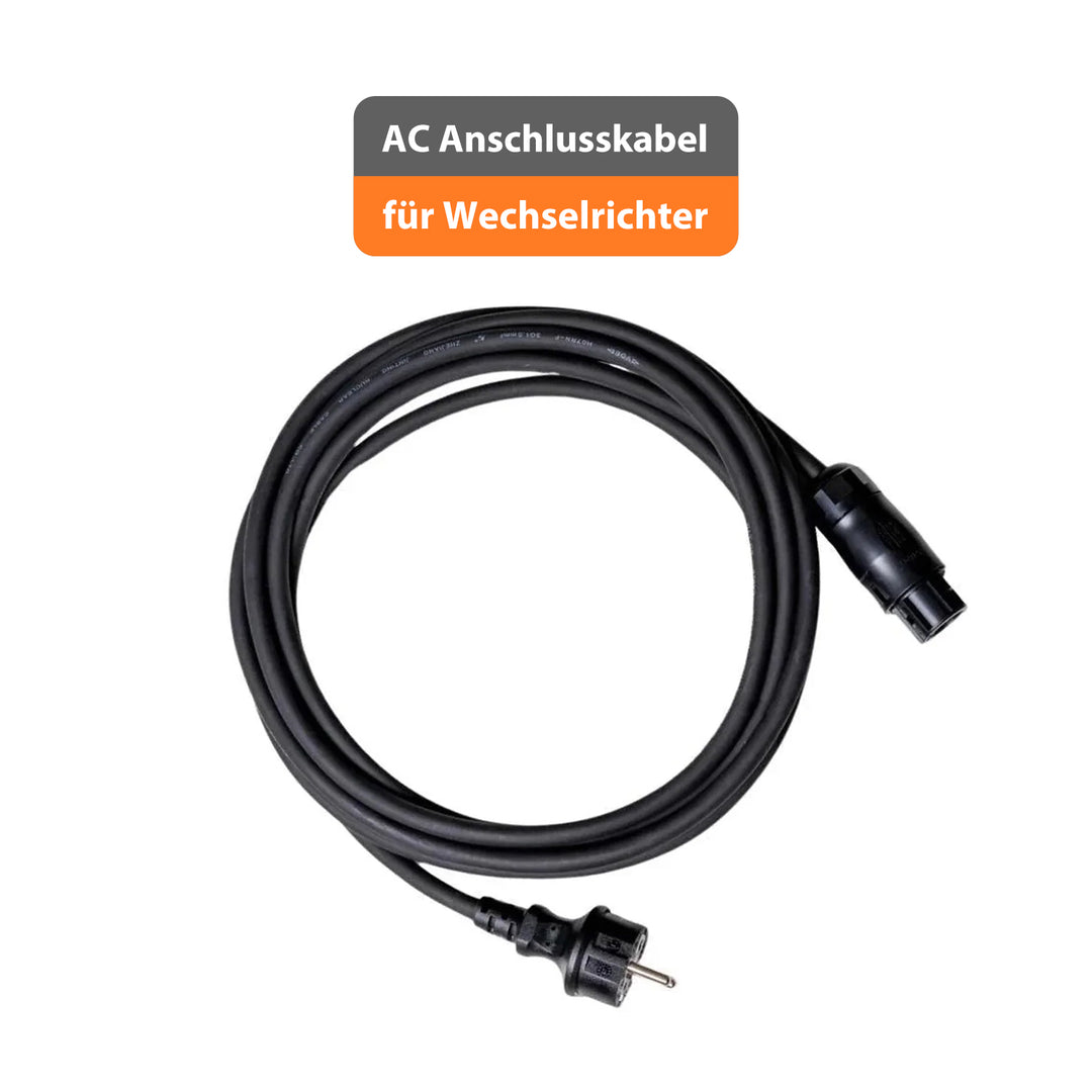 Schuko-Anschlusskabel 5M /10M /15M für APsystems EZ1-M & Deye SUN-M80G4-EU-Q0