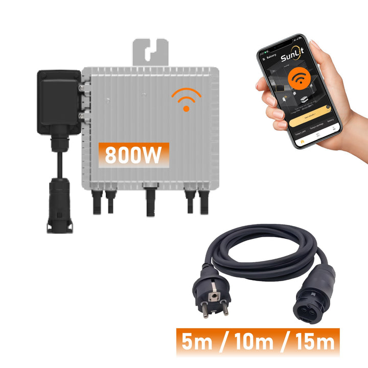Deye SUN-M80G4-EU-Q0 800 Watt Mikrowechselrichter - WLAN, Bluetooth