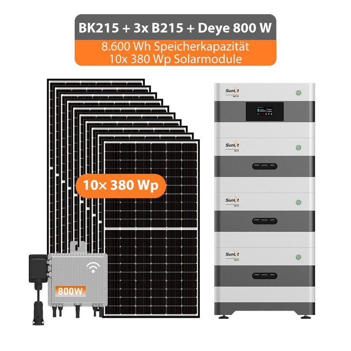 Solar + Speicher Komplett Set