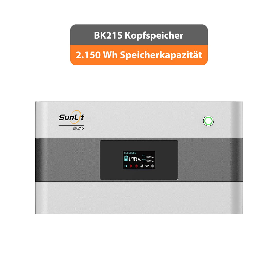 SunLit BK215 (2,15 kWh) Sparpaket 02 inkl. 4x 430 Wp Solarmodule