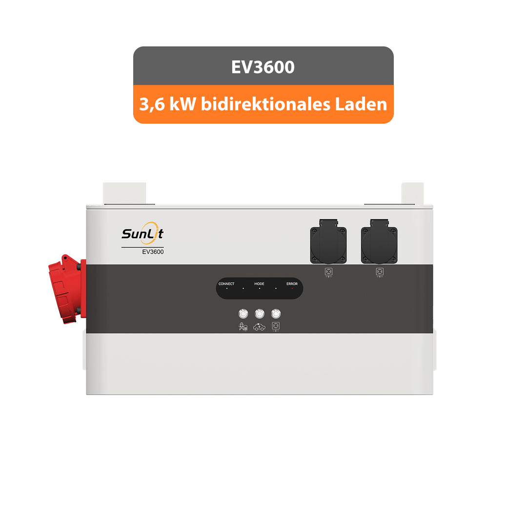 2Way Speicherturm Komplettset - 8,6 kWh Speicher + EV3600 bidirektionaler Wechselrichter
