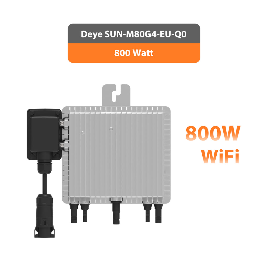Deye SUN-M80G4-EU-Q0 800 Watt Mikrowechselrichter - WLAN, Bluetooth