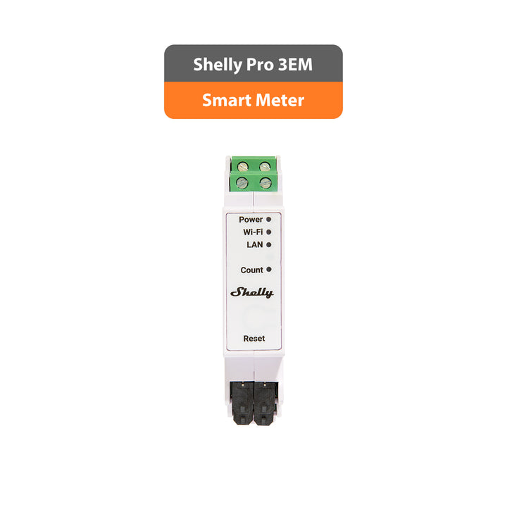 Shelly Pro 3EM (120A) - Smart Energy Stromverbrauchsmessgerät