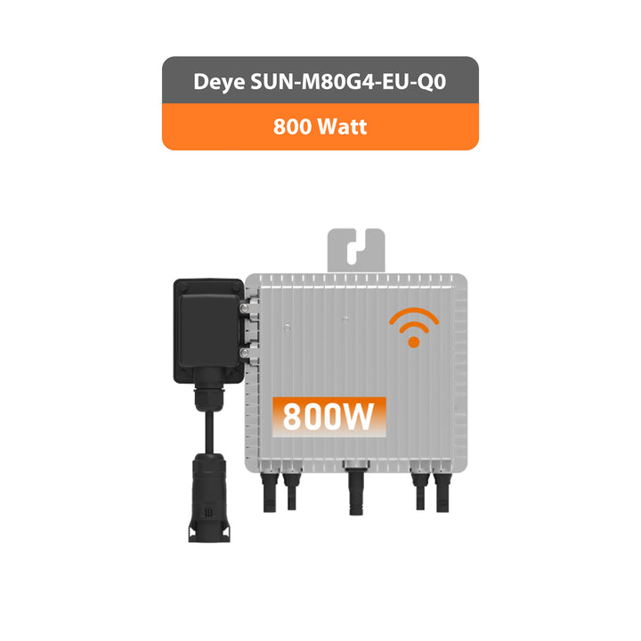 Deye SUN-M80G4-EU-Q0 800 Watt Mikrowechselrichter - WLAN, Bluetooth
