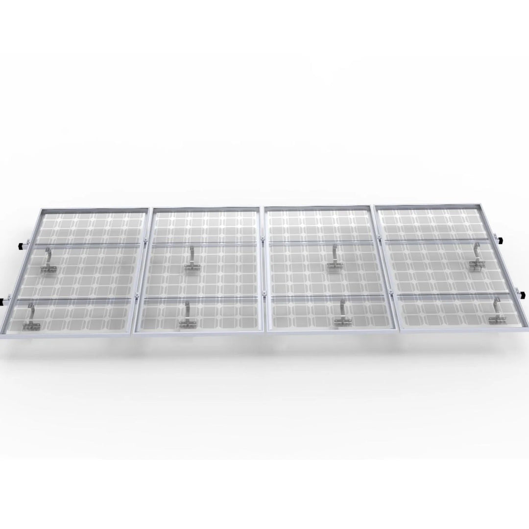 SunLit Ziegeldach Montagesatz f¨¹r 4 Solarmodule - Dachhaken SunLit