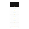 SunEnergyXT 500 PRO AC CORE mit 5 B500 Erweiterungsbatterien, Frontansicht des Sets