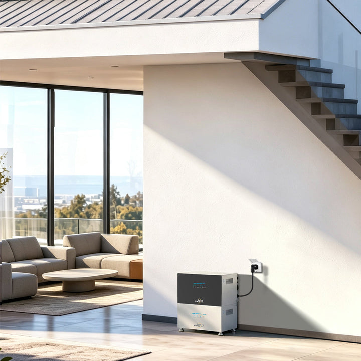 SunEnergyXT 500 mit 4× B500 Erweiterungsbatterien – All-in-One-Hybridspeichersystem (25 kWh / 800 W) | Sofort lieferbar