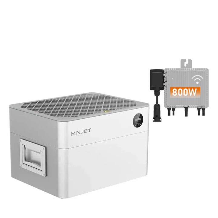Sparangebot - Minjet Balkonkraftwerkspeicher (2.016Wh) mit Deye M80G4 Wechselrichter