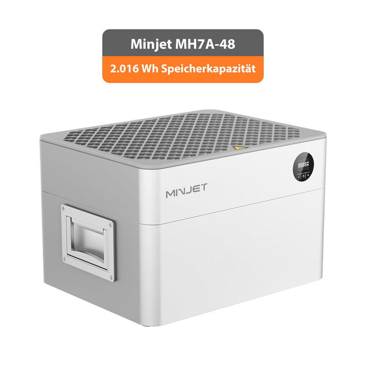 Sparangebot - Minjet Balkonkraftwerkspeicher (2.016Wh) mit Deye M80G4 Wechselrichter