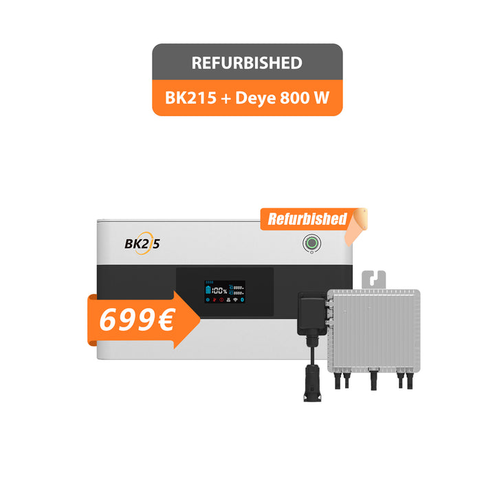 SunEnergyXT BK215 Kopfspeicher (2,15kWh) - REFURBISHED EDITION mit Deye M80G4 Wechselrichter
