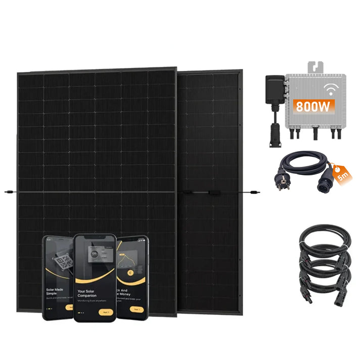 SunEnergyXT 900 Wp Balkonkraftwerk Plug & Play – Komplettset inkl. Zubehör