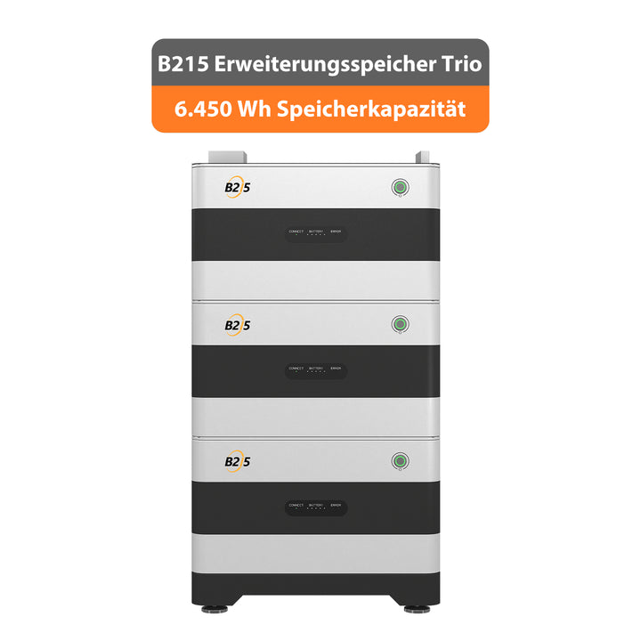 SunEnergyXT B215 Erweiterungs-Trio - 6,45 kWh