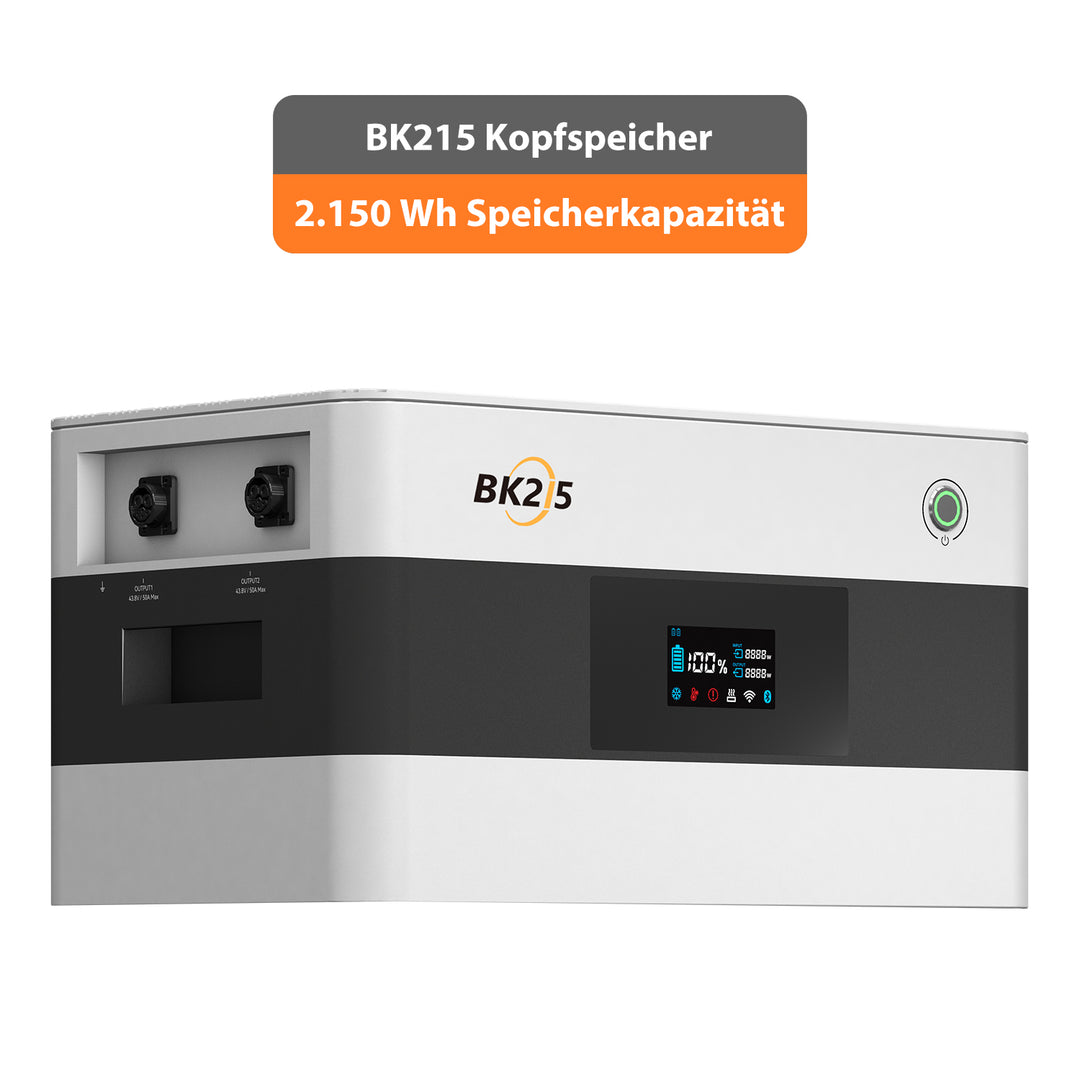 SunEnergyXT BK215 (2,15 kWh) Sparpaket 01 inkl. 2x 430 Wp Solarmodulen