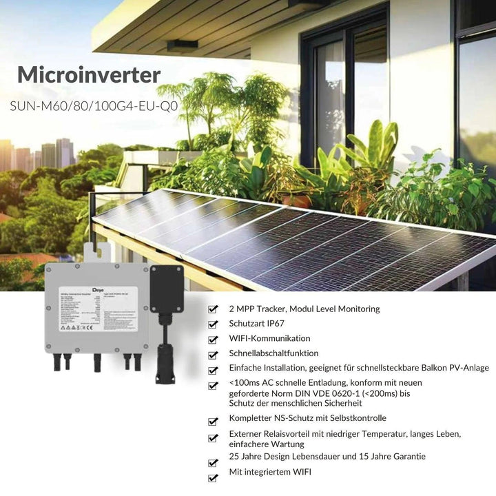 Deye SUN-M200G4-EU-Q0 2000W Mikrowechselrichter