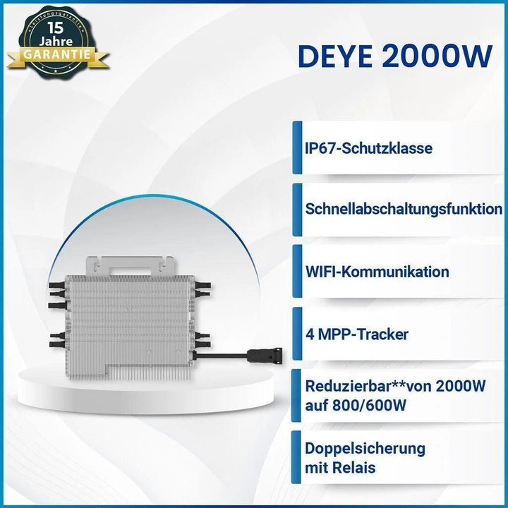 Deye SUN-M200G4-EU-Q0 2000W Mikrowechselrichter