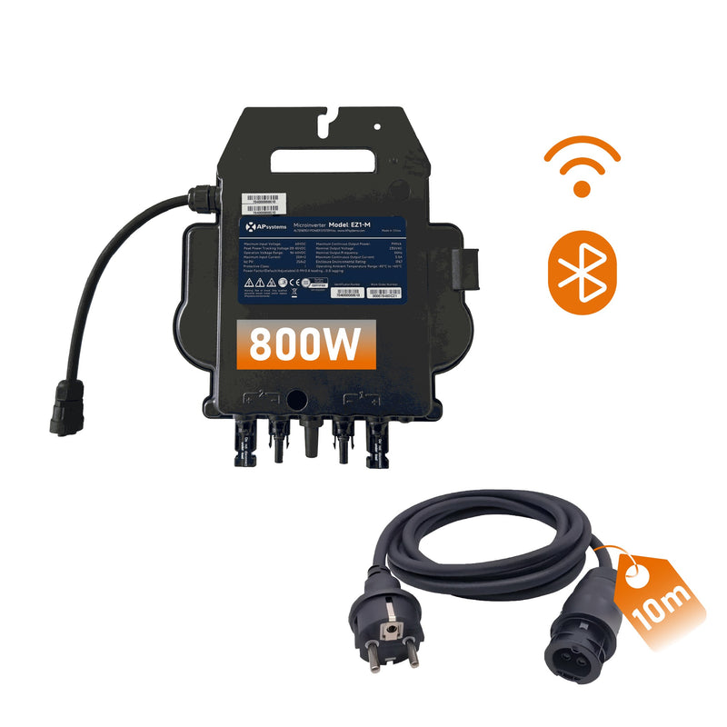 APsystems EZ1-M 800 Watt Mikrowechselrichter - WLAN, Bluetooth