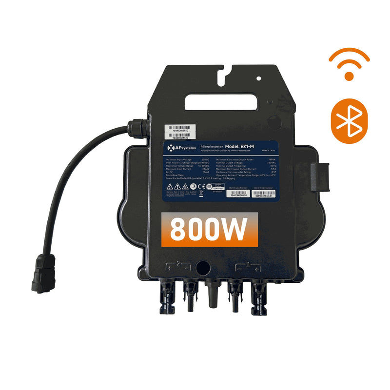 APsystems EZ1-M 800 Watt Mikrowechselrichter - WLAN, Bluetooth
