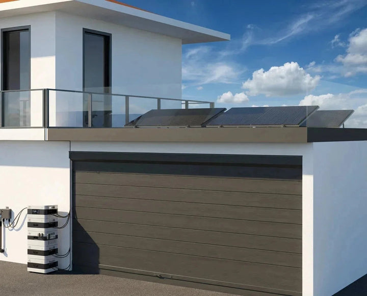 SunEnergyXT Solarmodulhalterung 3-in-1 (silber) für Balkonkraftwerk MSH-01A / MSH-02A - Balkon, Terasse, Flachdach