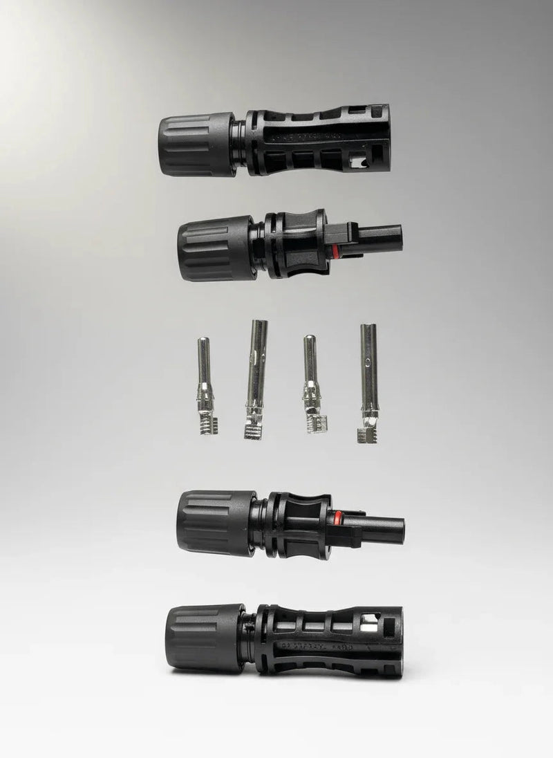 Solarsteckverbinder Set (2 Paar) – MC4-kompatibel für PV-Anlagen WonderVolt