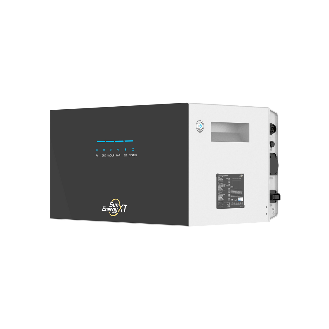 SunEnergyXT 500 Serie Anschlussübersicht mit PV-Eingängen