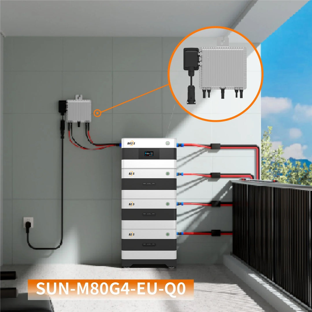 Deye SUN-M80G4-EU-Q0 800 Watt Mikrowechselrichter - WLAN, Bluetooth