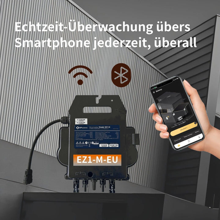 APsystems EZ1-M 800 Watt Mikrowechselrichter - WLAN, Bluetooth