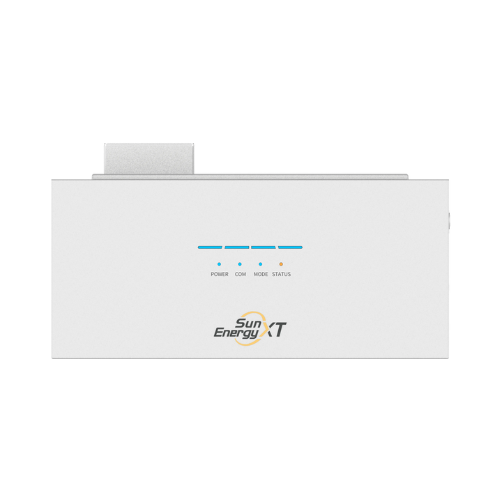 Eine B500 Erweiterungsbatterie von vorn; das Set enthält 3 B500